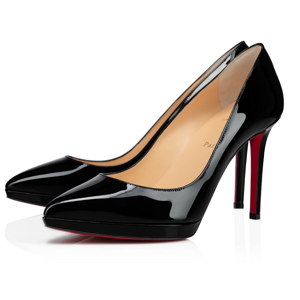 Christian Louboutin Leather Pigalle Plato Heel